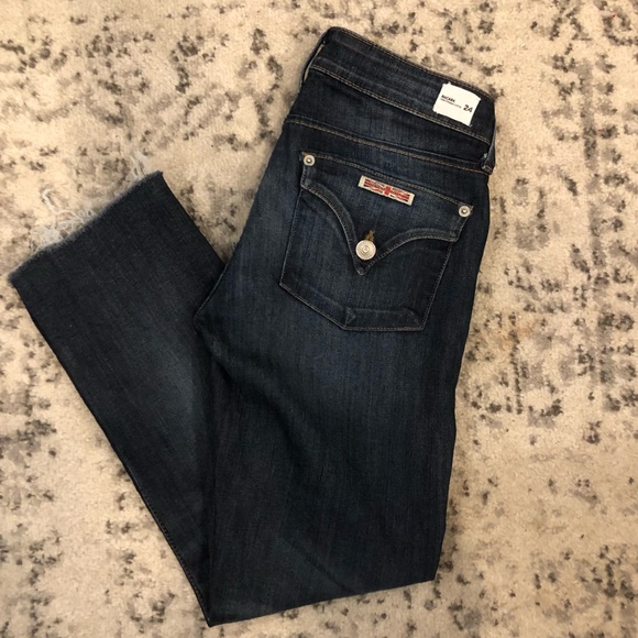 Hudson Bacara Cropped Straight Cuffed Jeans Size 24 - Picture 6 of 11